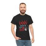 Unisex Heavy Cotton Tee - 'Dogs Never Lie About Love' - Pet Lover's Tee