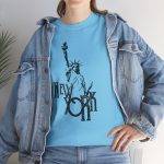 New York Liberty Unisex Heavy Cotton Tee - Vintage Inspired Graphic Tee