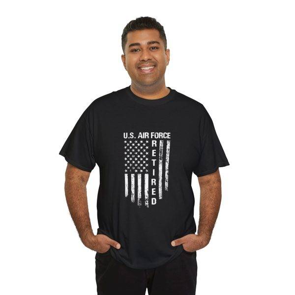 U.S. Air Force Retired Heavy Cotton Tee – Honor Your Service