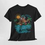 Summer Vibes Unisex Heavy Cotton Tee - Enjoy the Summer Surfing Design Summer Vibes Unisex Heavy Cotton Tee - Enjoy the Summer Surfing Design
