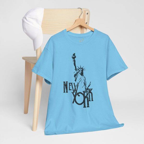 New York Liberty Unisex Heavy Cotton Tee - Vintage Inspired Graphic Tee