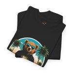Beach Vibes Bear Unisex Heavy Cotton Tee - Chill Summer Style Beach Vibes Bear Unisex Heavy Cotton Tee - Chill Summer Style