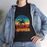 Retro Summer Vibes Unisex Heavy Cotton Tee