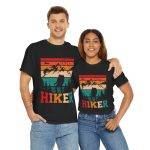 Hiker Vintage Graphic Unisex Heavy Cotton Tee - Perfect for Outdoor Adventures
