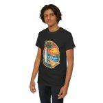 Retro Surf Summer Vibes Unisex Heavy Cotton Tee - Beach Sunset Design