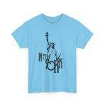 New York Liberty Unisex Heavy Cotton Tee - Vintage Inspired Graphic Tee