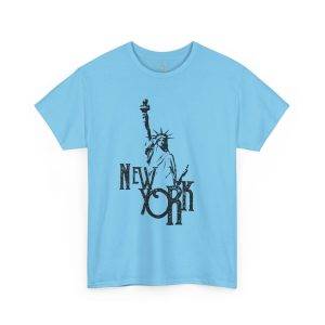 New York Liberty Unisex Heavy Cotton Tee - Vintage Inspired Graphic Tee