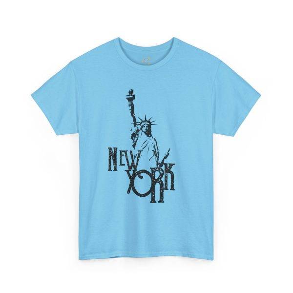 New York Liberty Unisex Heavy Cotton Tee - Vintage Inspired Graphic Tee