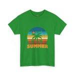 Retro Summer Vibes Unisex Heavy Cotton Tee