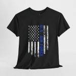 U.S. Air Force Flag Unisex Heavy Cotton Tee - Patriotic Graphic Shirt for Veterans and Supporters