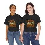 Dinosaur Graphic Unisex Heavy Cotton Tee - Vintage Style T-Shirt for Dino Lovers