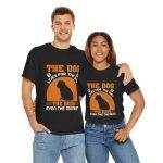 Dog Lover Unisex Heavy Cotton Tee - "The Dog Lives for the Day" Graphic T-Shirt