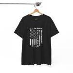 U.S. Air Force Retired Heavy Cotton Tee – Honor Your Service