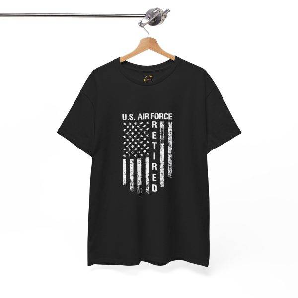 U.S. Air Force Retired Heavy Cotton Tee – Honor Your Service