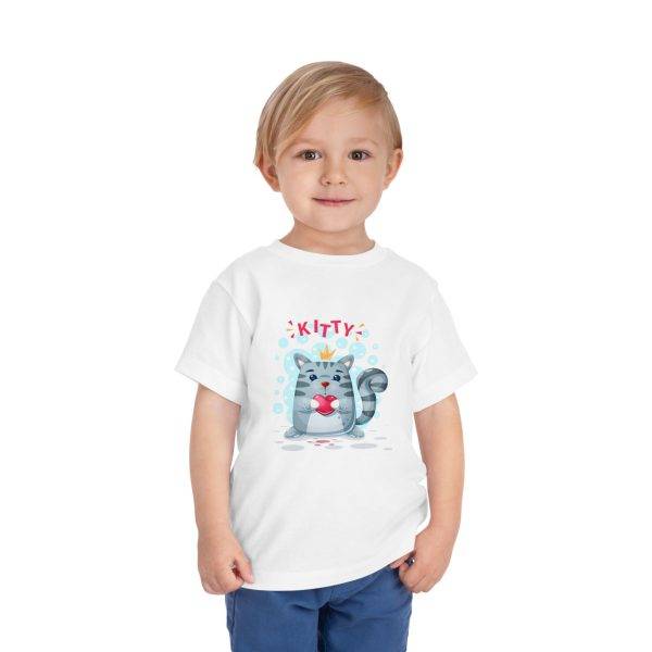 Cute Kitty Toddler Tee - Adorable Short Sleeve Shirt for Kids Cute Kitty Toddler Tee - Adorable Short Sleeve Shirt for Kids