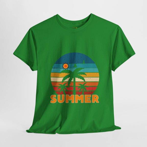Retro Summer Vibes Unisex Heavy Cotton Tee