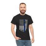 U.S. Air Force Flag Unisex Heavy Cotton Tee - Patriotic Graphic Shirt for Veterans and Supporters