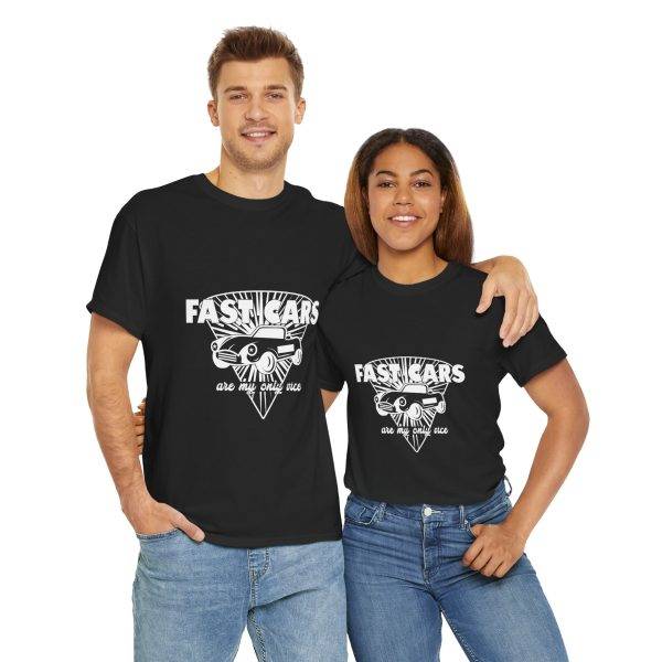 Fast Cars Unisex Heavy Cotton Tee - Automotive Enthusiast Shirt