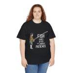 Fishing Patience Unisex Heavy Cotton Tee - Perfect Gift for Anglers