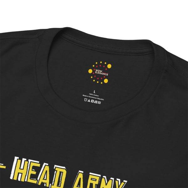 Head Army Graphic Tee for Military Enthusiasts - Unisex Heavy Cotton T-Shirt