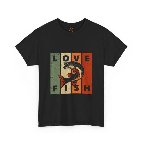 Love Fish Unisex Heavy Cotton Tee – Perfect for Anglers and Fishing Lovers!