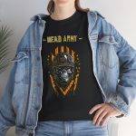 Head Army Graphic Tee for Military Enthusiasts - Unisex Heavy Cotton T-Shirt
