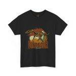 Dinosaur Graphic Unisex Heavy Cotton Tee - Vintage Style T-Shirt for Dino Lovers