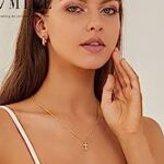 Gold Hoop Earrings Set for Women, 6 Pairs 14K Gold Plated Lightweight Hypoallergenic Chunky Open Hoops Jewelry