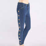 Fashion Tight Hoop Jeans For Women