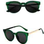Cat eyepink sunglasses woman shades mirror female square sunglasses for women coating oculos 2021 fashion brand sunglasses