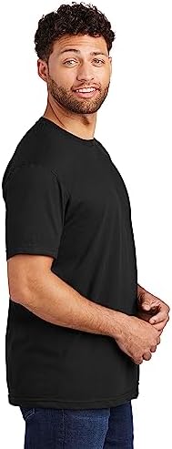 Gildan Men's Crew T-Shirts, Multipack, Style G1100, Black/Sport Grey/Military Green (5-Pack), Large |
