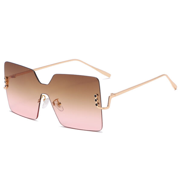 New Large Frame Square Sunglasses For Men And Women