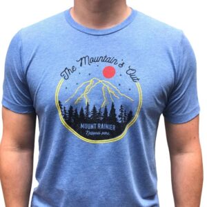 The Mountain is Out tri blend mens/unisex t-shirt