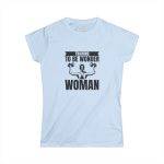 Empowering Gym Women's Softstyle Tee - Training to Be Wonder Woman