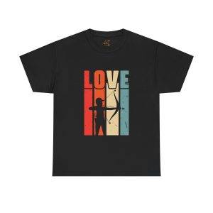 Love Black Color Unisex Tee For Unisex