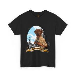 Rugged Adventure Dog Tee - Unisex Heavy Cotton T-Shirt with Outdoor Vibe