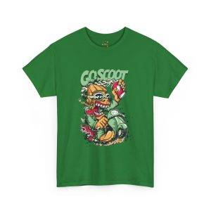Go Scoot Graphic Unisex Heavy Cotton Tee - Fun and Bold Design for Scooters and Motorcycle Lovers